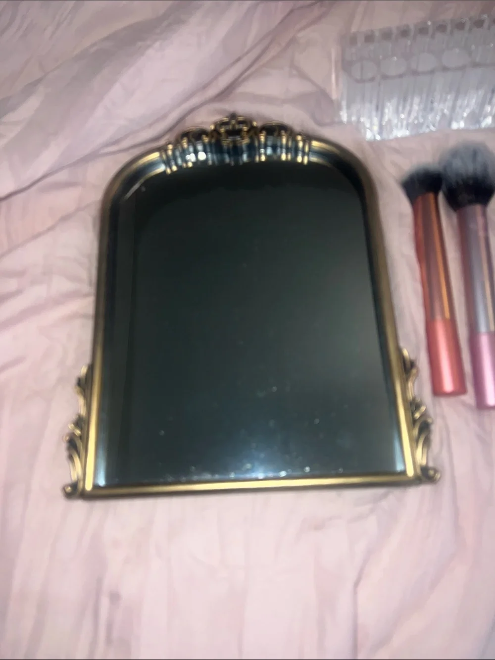 27 Makeup Brush Set with mirror, brush holder, cosmetic bag